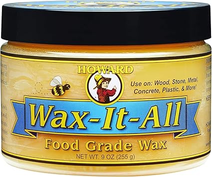 HOWARD WAX-IT-All - Protective Food-Grade Wax, Beeswax Wood Polish: Beautifies