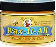 HOWARD - Protective Food-Grade Wax: Beautifies and Extends the Finish of Surfaces. Ideal for Wood, Stone, Metal, Cement, Paint, Plastics, and More. Size: 9 Fl oz.