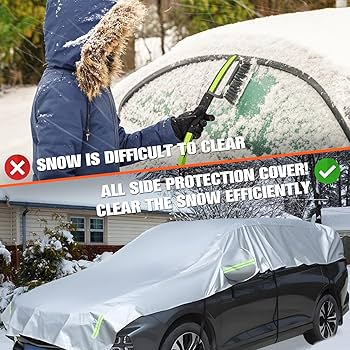 Copriauto Impermeabile E Anti-UV - Telo Per Interni Ed Esterni, 17.06x7.54 Piedi, Argento, Con Elastico - Foto 10