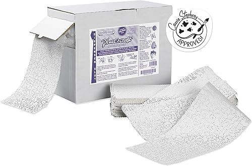 Plast'r craft Material de modelado, 6 pulgadas de ancho, 396 pies de largo. Crea paisajes, máscaras, artes y manualidades y proyectos de bricolaje