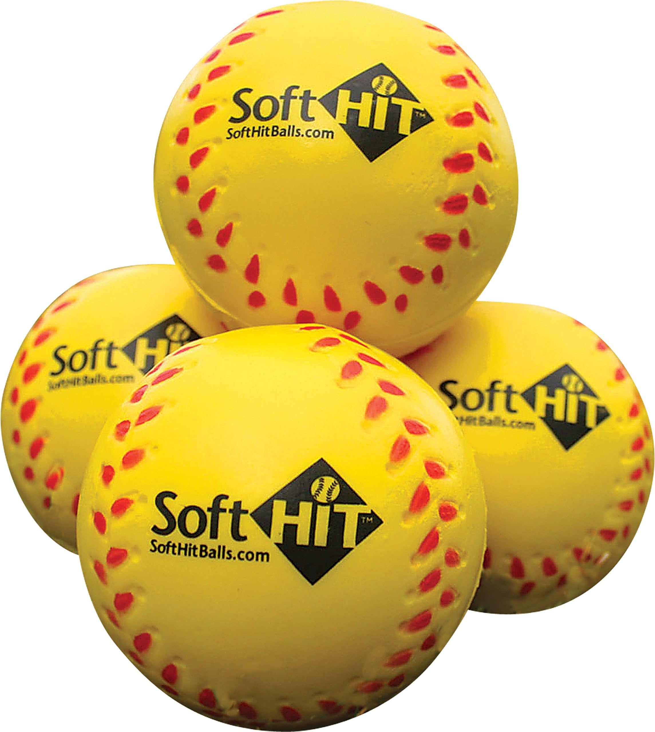 soft hit baseballs