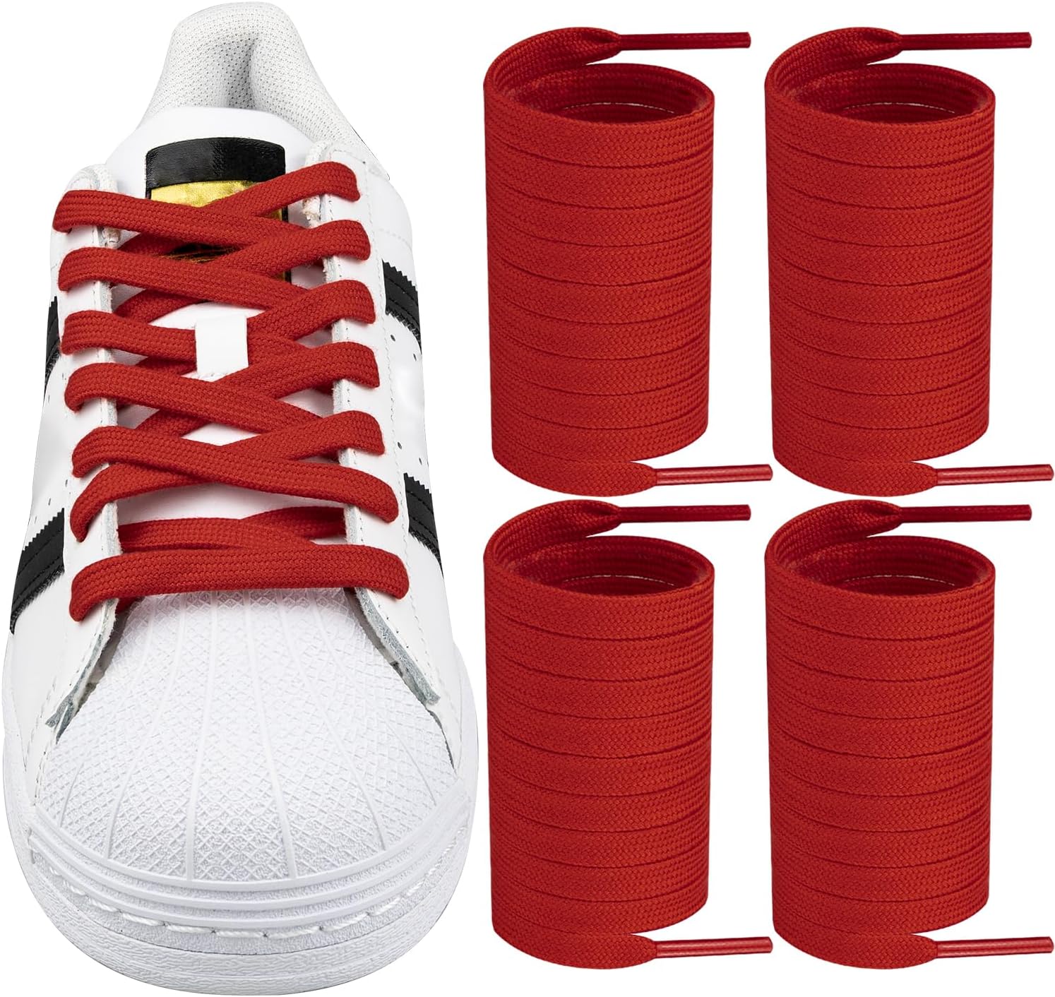 adidas red shoelaces