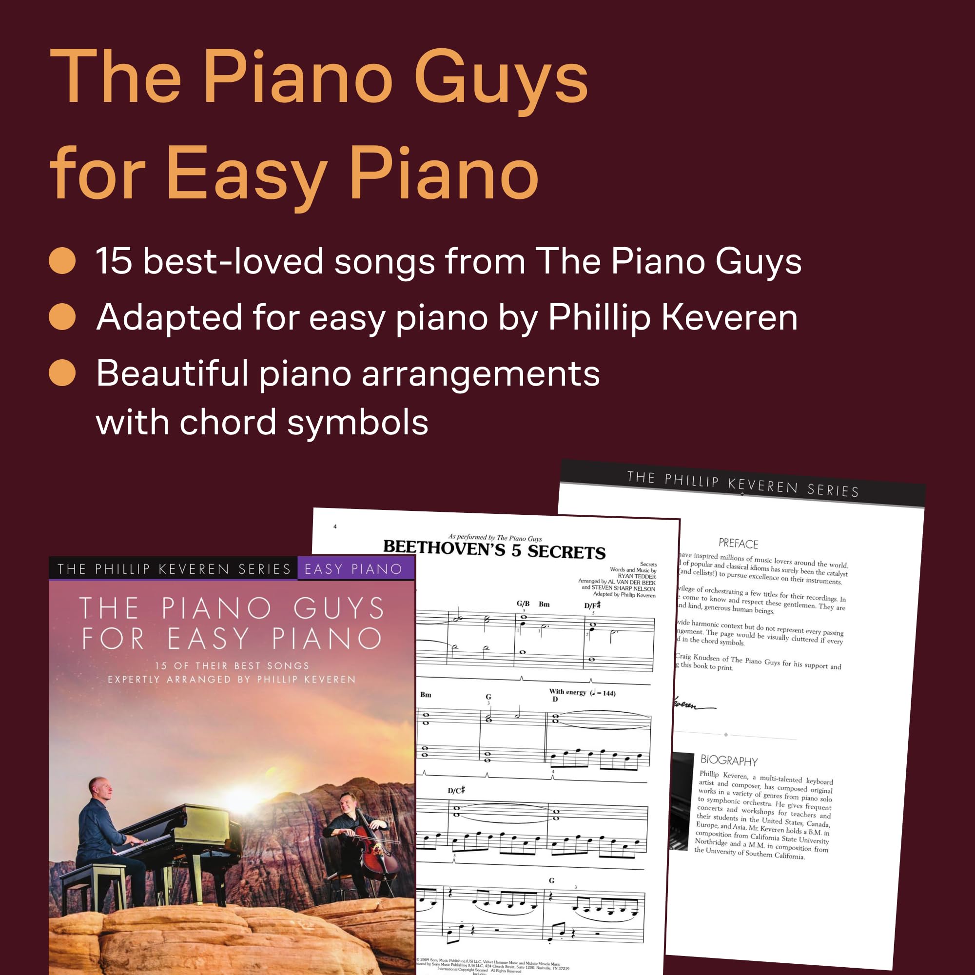 The Piano Guys for Easy Piano.