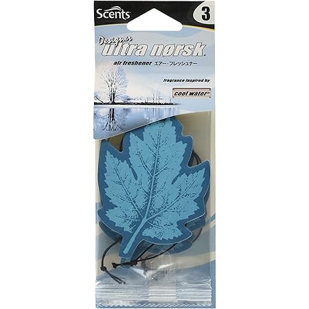 Amazon ホルツ 車用 芳香剤 Scents センツウルトラノスク クールウォーター 3枚入 Holts Nor59 3p 80j 吊り下げ型 旧 Medo メドー 車 バイク 車 バイク