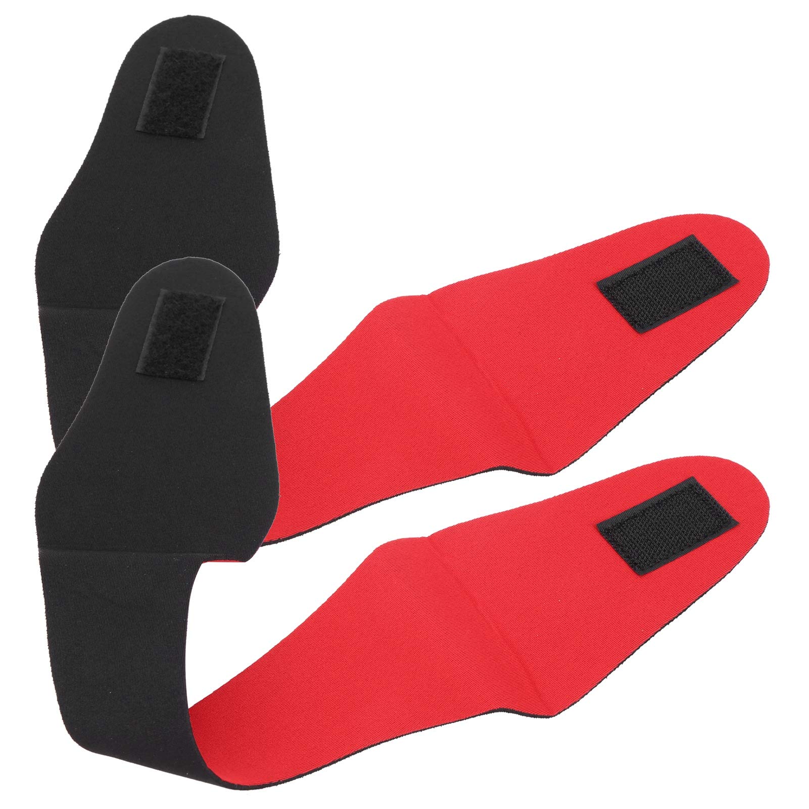 2PCS Pływające Opaska na głowę Neopren Płyta Uszu Wodoodporna Opaska na głowę Przenośna Wodoodporna Opaska na Sporty Jogi Pływackiej, Regulowany Elastyczny Hak i Pętla (BLACK)
