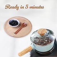 Vista 7 de WuFuYuan Boba Tapioca Pearls, Black Sugar Flavor, Quick Cook Bubble Tea Boba, Microwave Ready in 3 Minutes, 8.8 oz (Pack of 2)