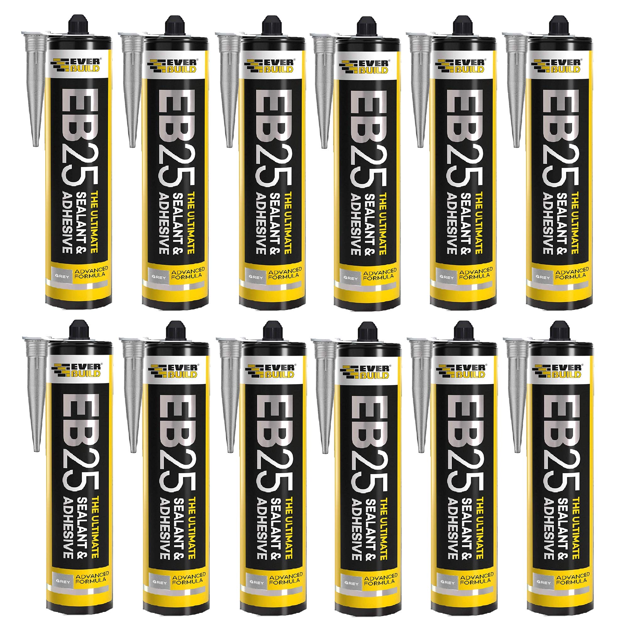 Everbuild Grey Eb25 Ultimate Sealant & Adhesive, 300Ml