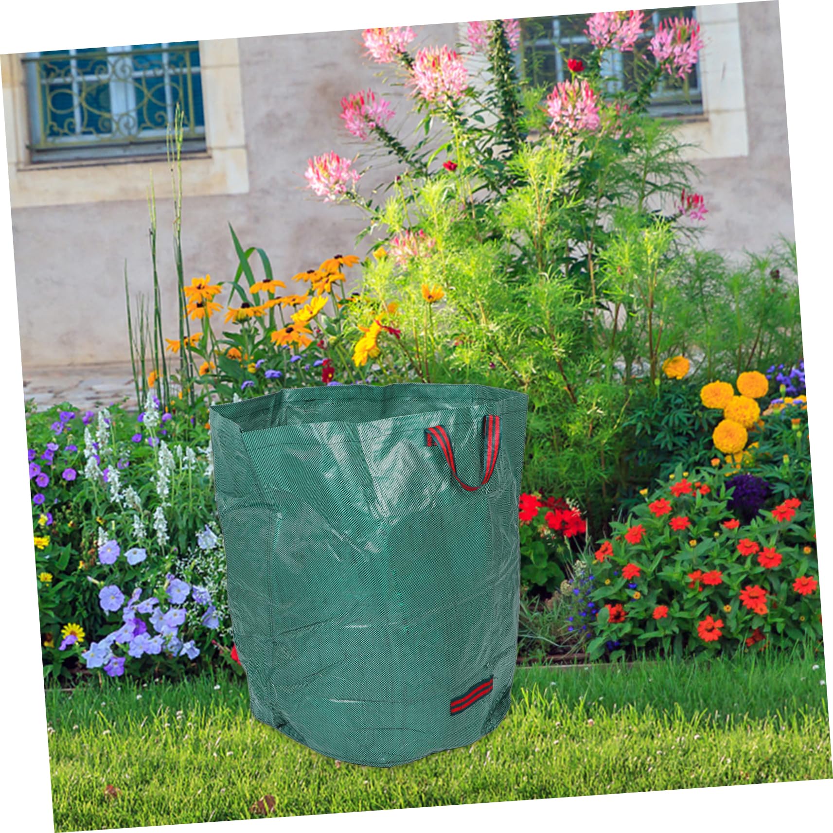 HANABASS Conteneur Pliable De Déchets De Jardin Réutilisable Pour Mortes Bac De Stockage Pour Pelouse Et Piscine Ramasseur De Débris Végétaux