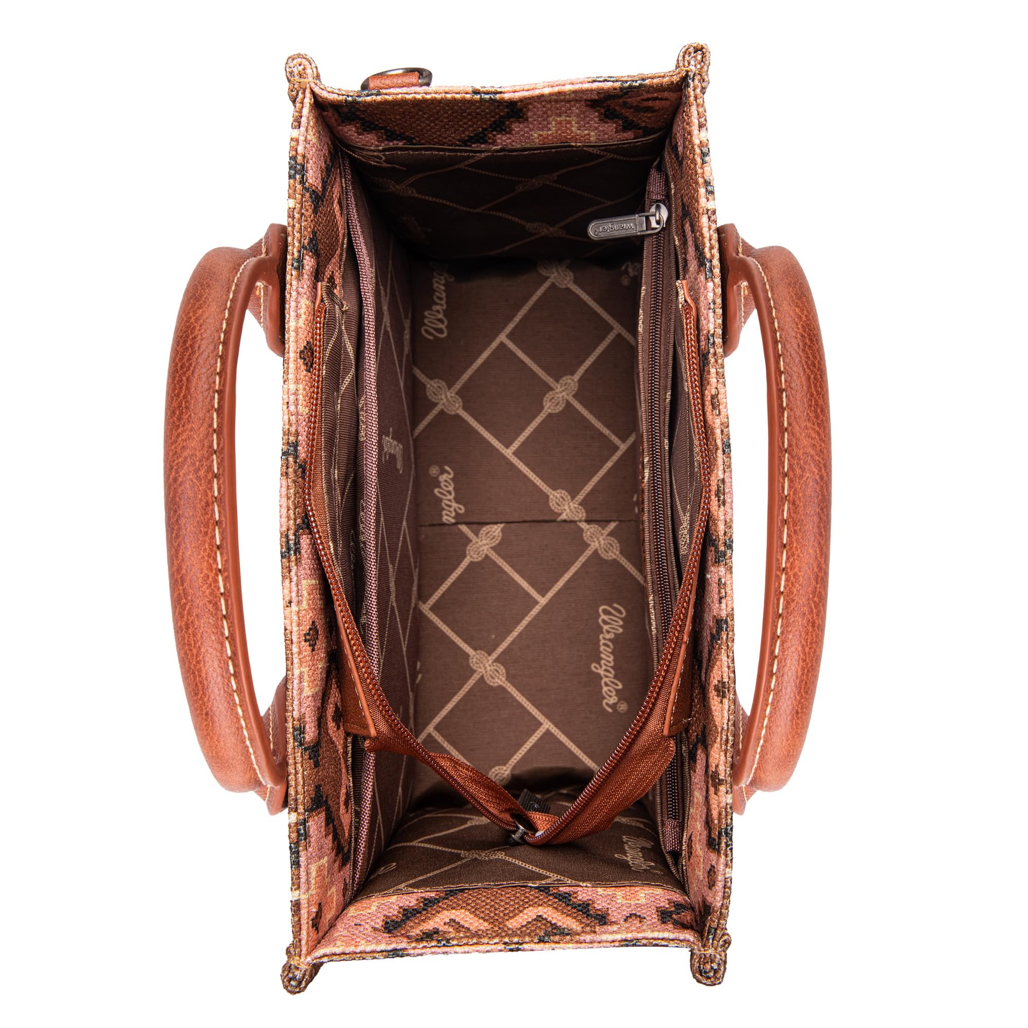 Wrangler Aztec Tote Bag for Women Boho Shoulder Purses and Handbags