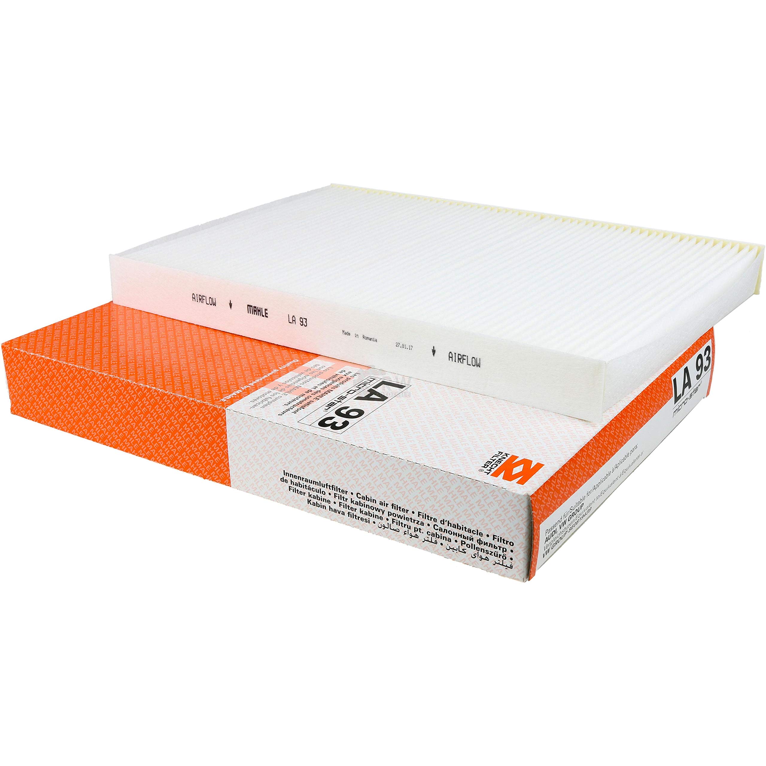 Paquete de inspección Kit de mantenimiento con filtro de aceite OX 164D, filtro de aire LX 593/1, filtro de combustible KL 154, filtro de habitáculo LA 93, tornillo de cierre