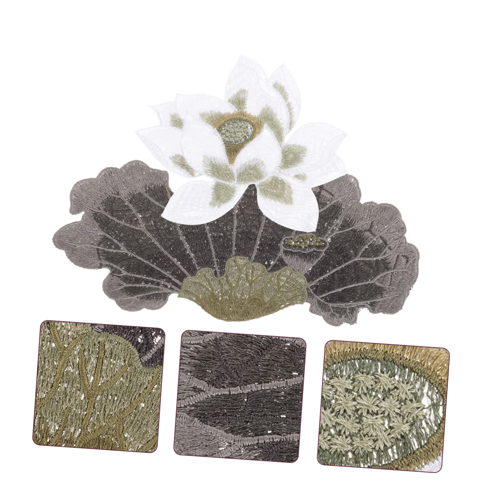 SOIMISS 8stücke Blumen Aufnäher Aufbügel-patches Mit Pfirsichblüten Für Jeans Und Kleidung Vielseitige Bestickte Flicken Zur Dekoration Und Reparatur Von Textilien