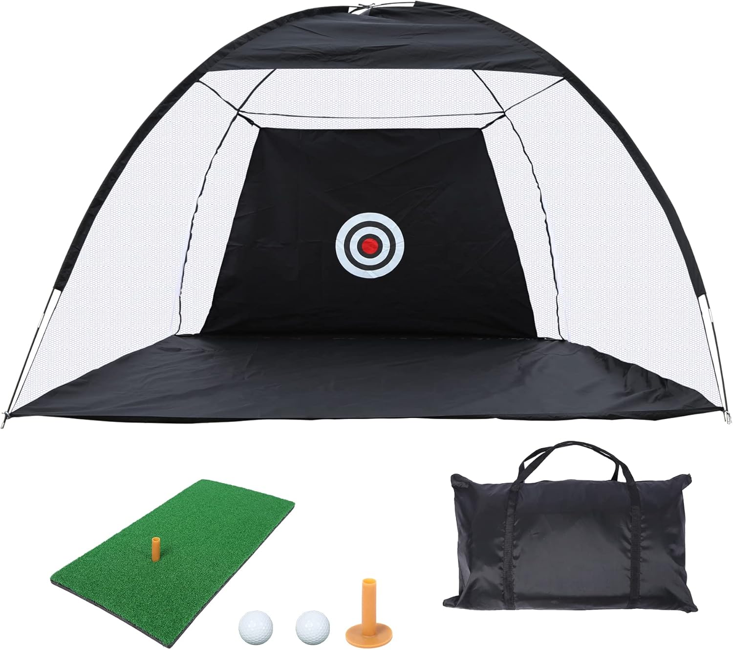 campMax 10x7ft Golf Practice Net with Turf, Golf Training Net with