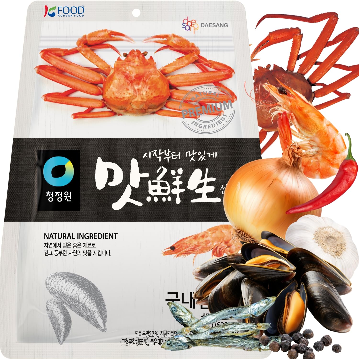Amazon.com : Korean Food O'Food Seafood Spice Mix, Soup Base