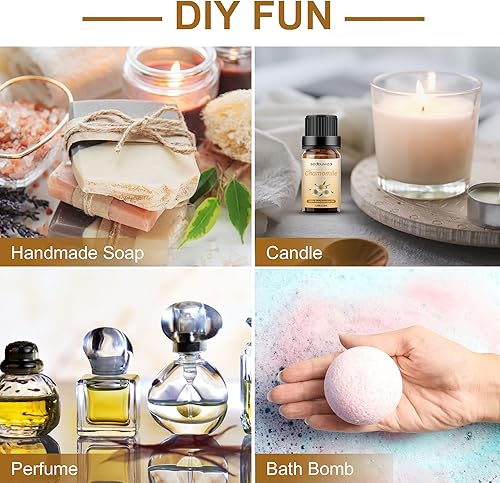 Miniatura 5 de Aceite esencial de manzanilla Sedbuwza, fragancia pura y orgánica de manzanilla para difusor, humidificador, jabón, vela, perfume