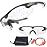 HTS HUNTERSKY Q57 Clear Lens Ballistic Tactical Shooting Glasses ANSI Z87+ UV400 Anti-Fog Eyewear for Airsoft Range Security and Outdoor Sports, for Men and Women