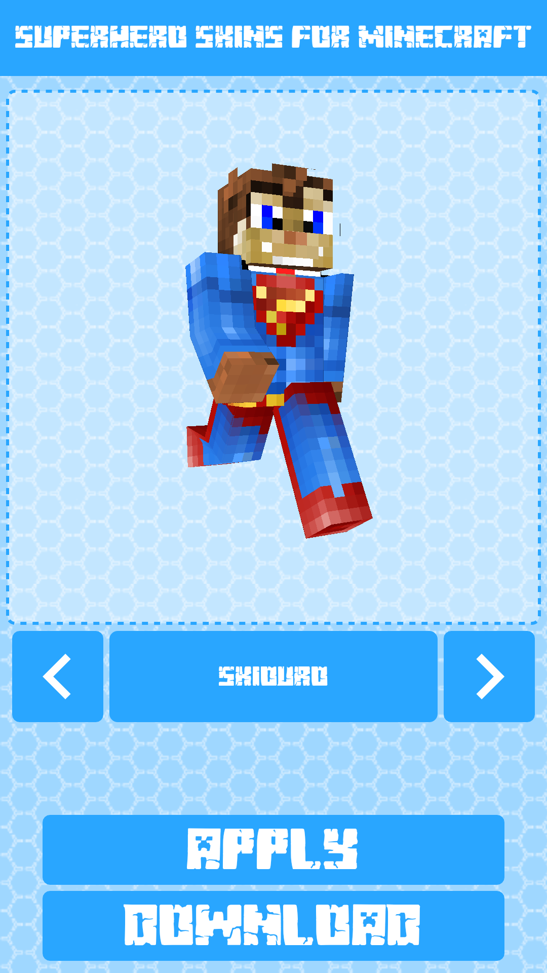 Skin Minecraft Java Superhero Superhero Skins for Minecraft PE-Amazonアプリストアのアプリ