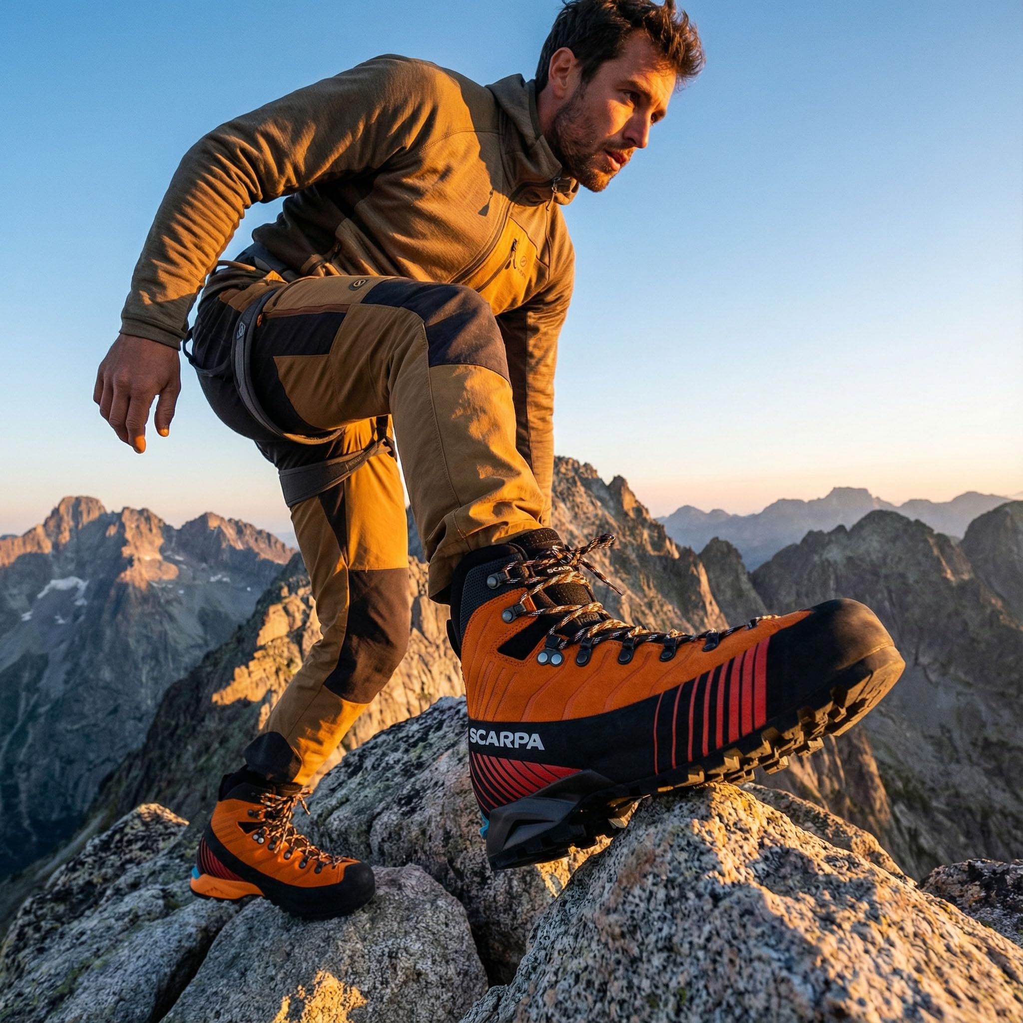 Scarpa Ribelle HD Alpinschuh Herren braun/grün