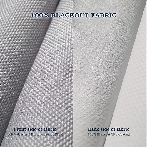 Vista 40 de Persianas enrollables opacas de montaje interior sin taladro, persianas de ventana de alta calidad, protección UV, fácil de instalar, para oficina