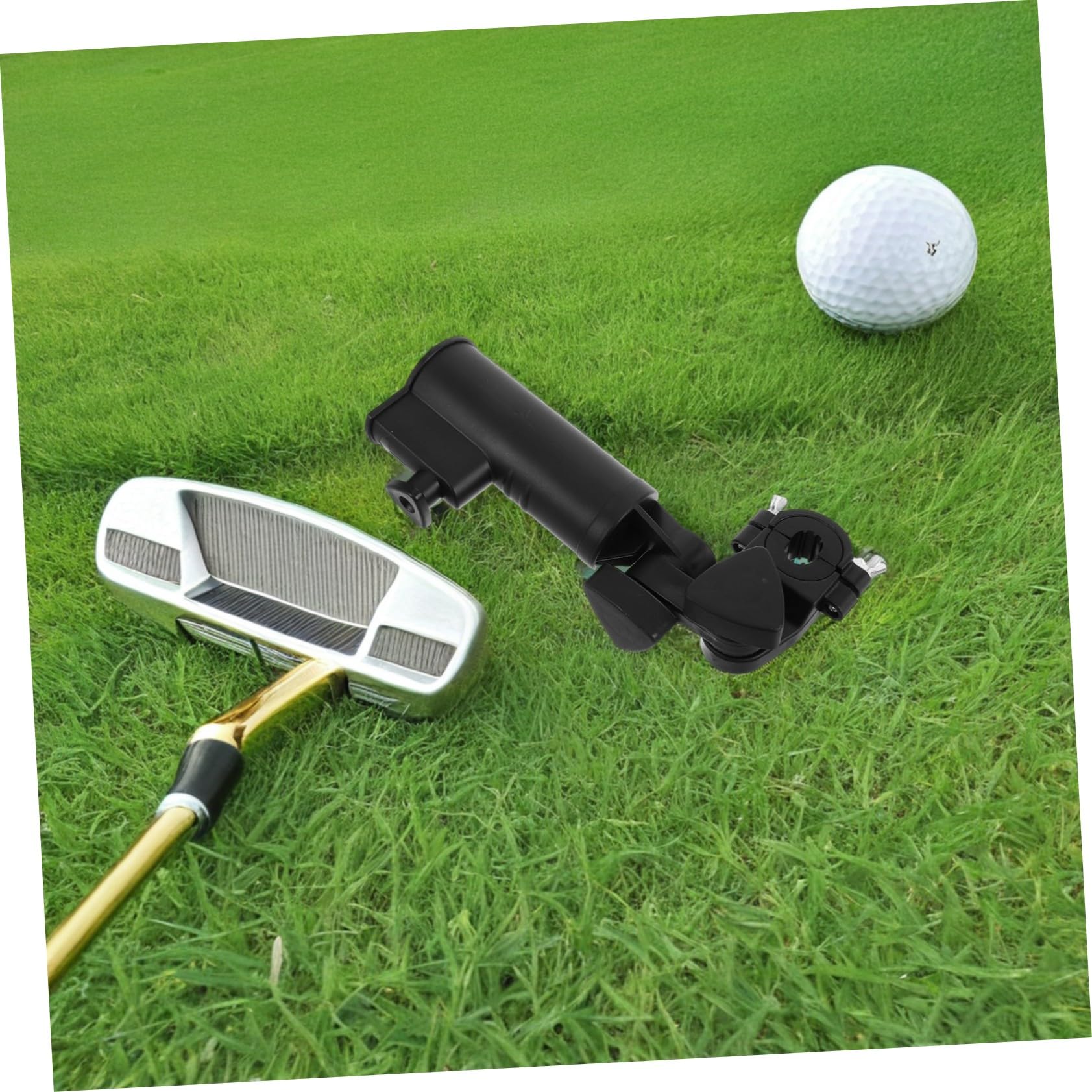 BESPORTBLE 2 Stück Golf Regenschirmhalter für Trolley Halterung mit Stabilem Kunststoff-klemmmechanismus Sicherer Stabiler Golfwagen Schirmständer für Sonnige und Regnerische Tage