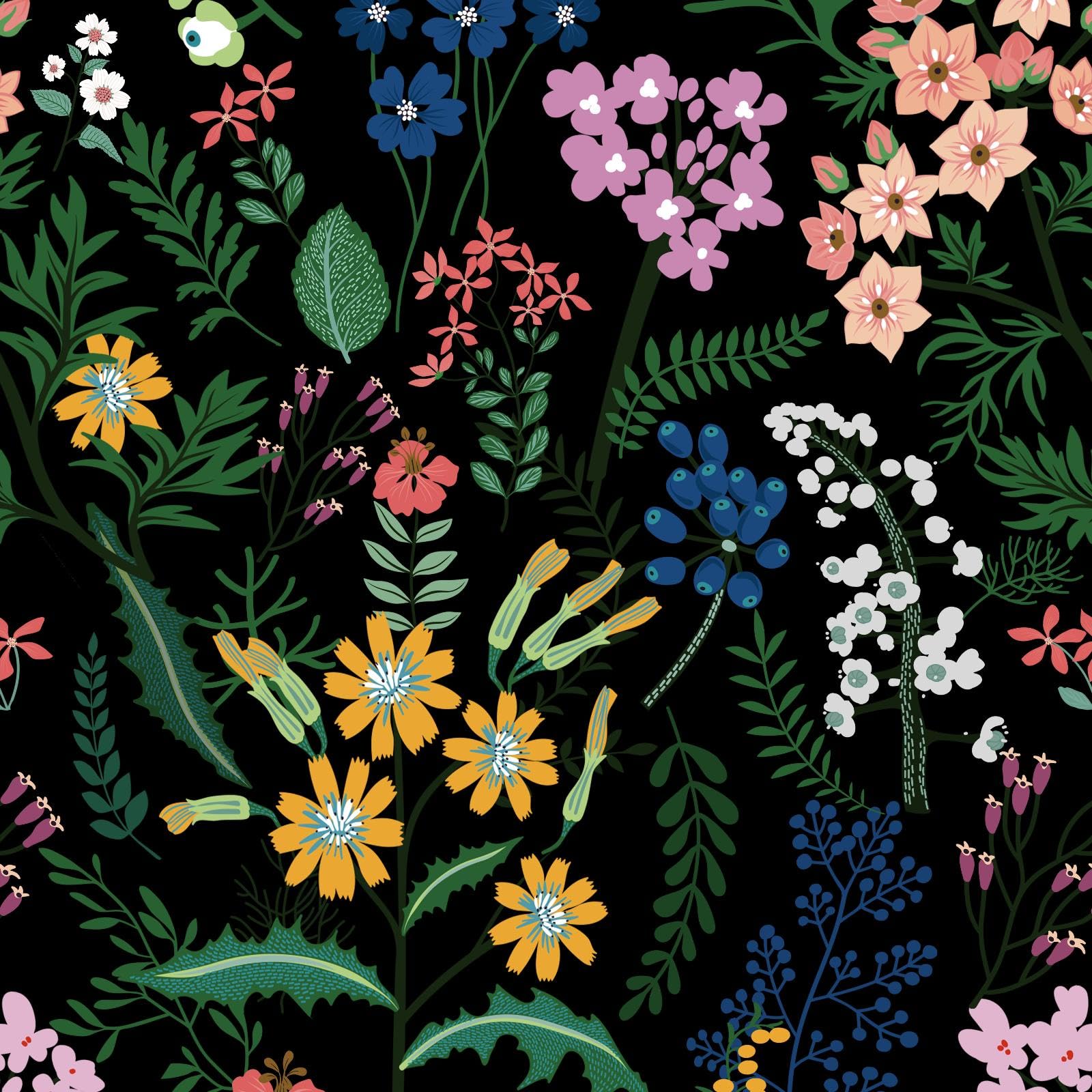 Floral Peel and Stick Wallpaper Vintage Leaf Wall Paper Floral Contact Paper Boho Botanical Removable Self Adhesive Renter Friendly Wallpaper for