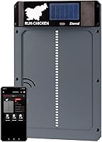 Vista 1 de RUN-CHICKEN Door Eternal – Solar Automatic Chicken Coop Door with Built-in Solar Power & Battery Backup, Smart App & Timer Control, Weatherproof