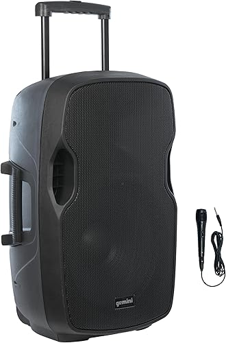 Miniatura 10 de Gemini Sound AS-08TOGO: Altavoz inalámbrico activo de 500 W con woofer de 8" - Batería de larga duración, Bluetooth, portátil para viajes y karaoke