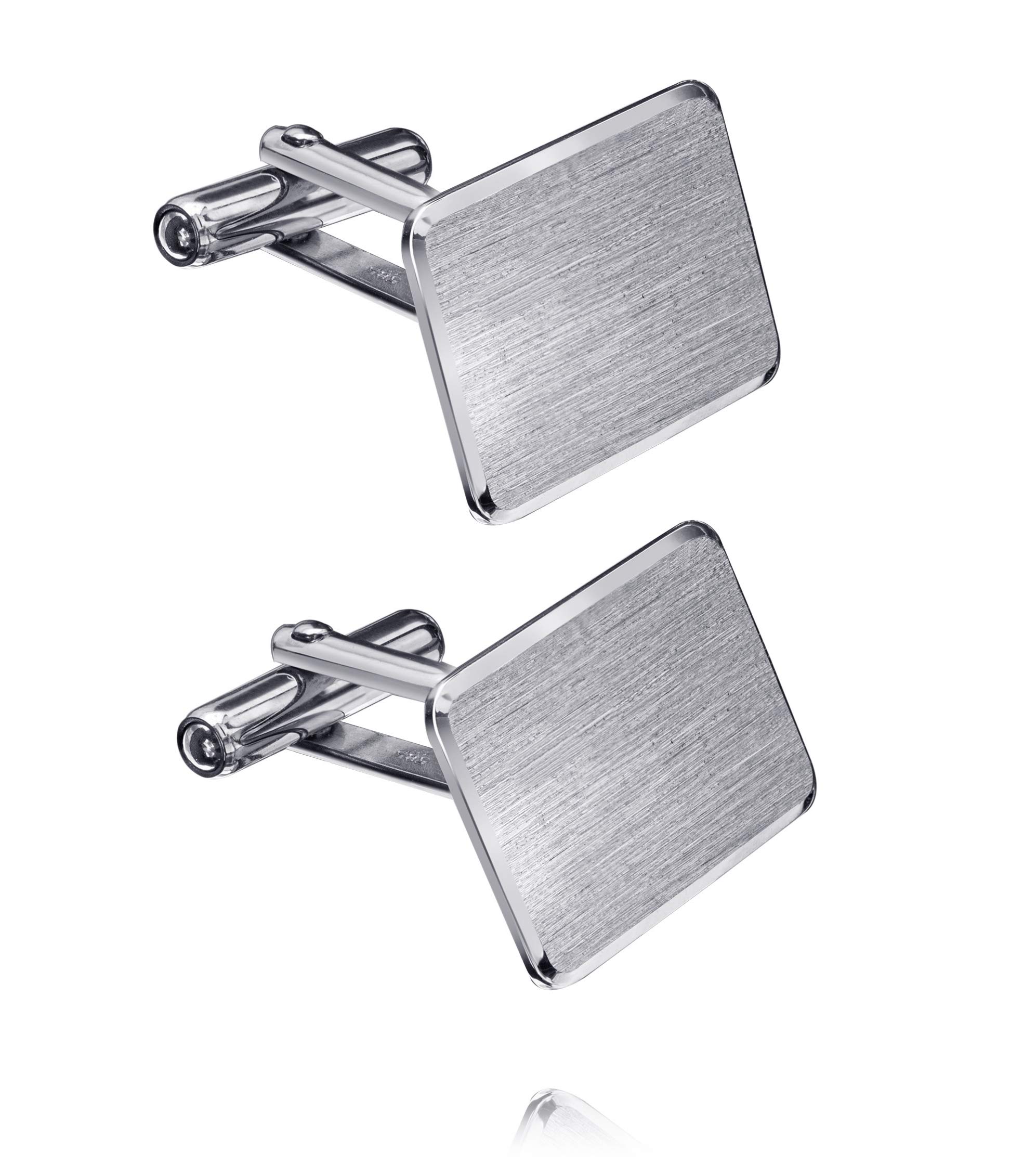 Silber Manschettenknöpfe Herren 925 Silber für ein perfektes luxuriöses Business-Outfit