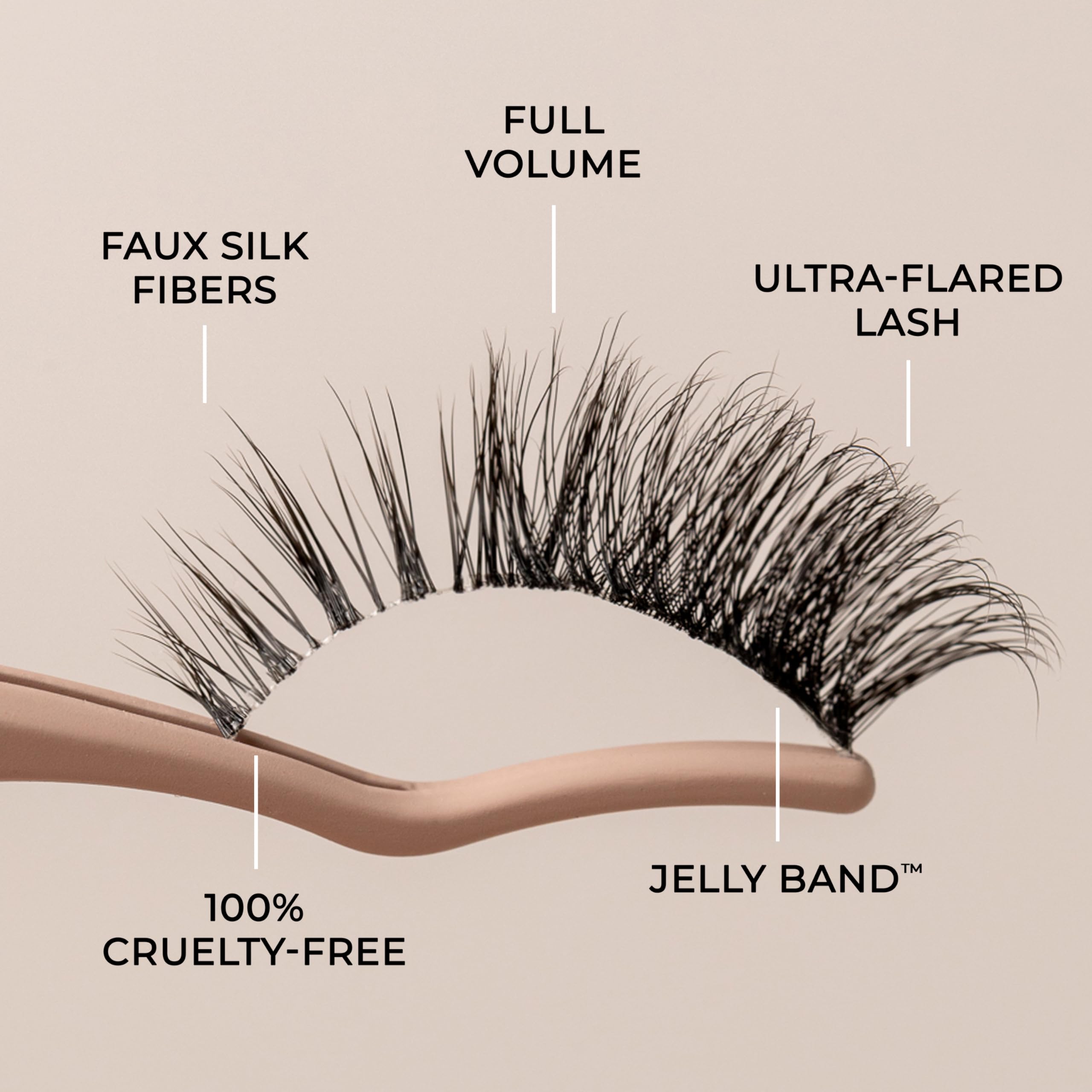 House of Lashes Femme Fatale Weightless and Flexible False Lashes, 3D Faux Mink Eyelash Extensions, Natural and Full Lash Line, Sultry Cat Eye Effect: 1 pair (Pack of 1) Show Off