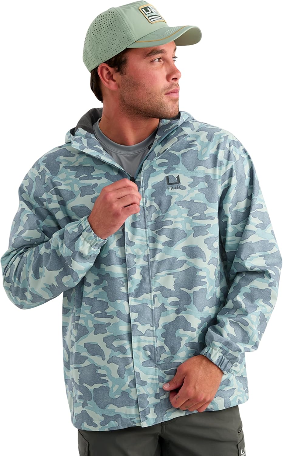 HUK - Men's Storm Jacket, Heavy Duty Fishing Rain Coat