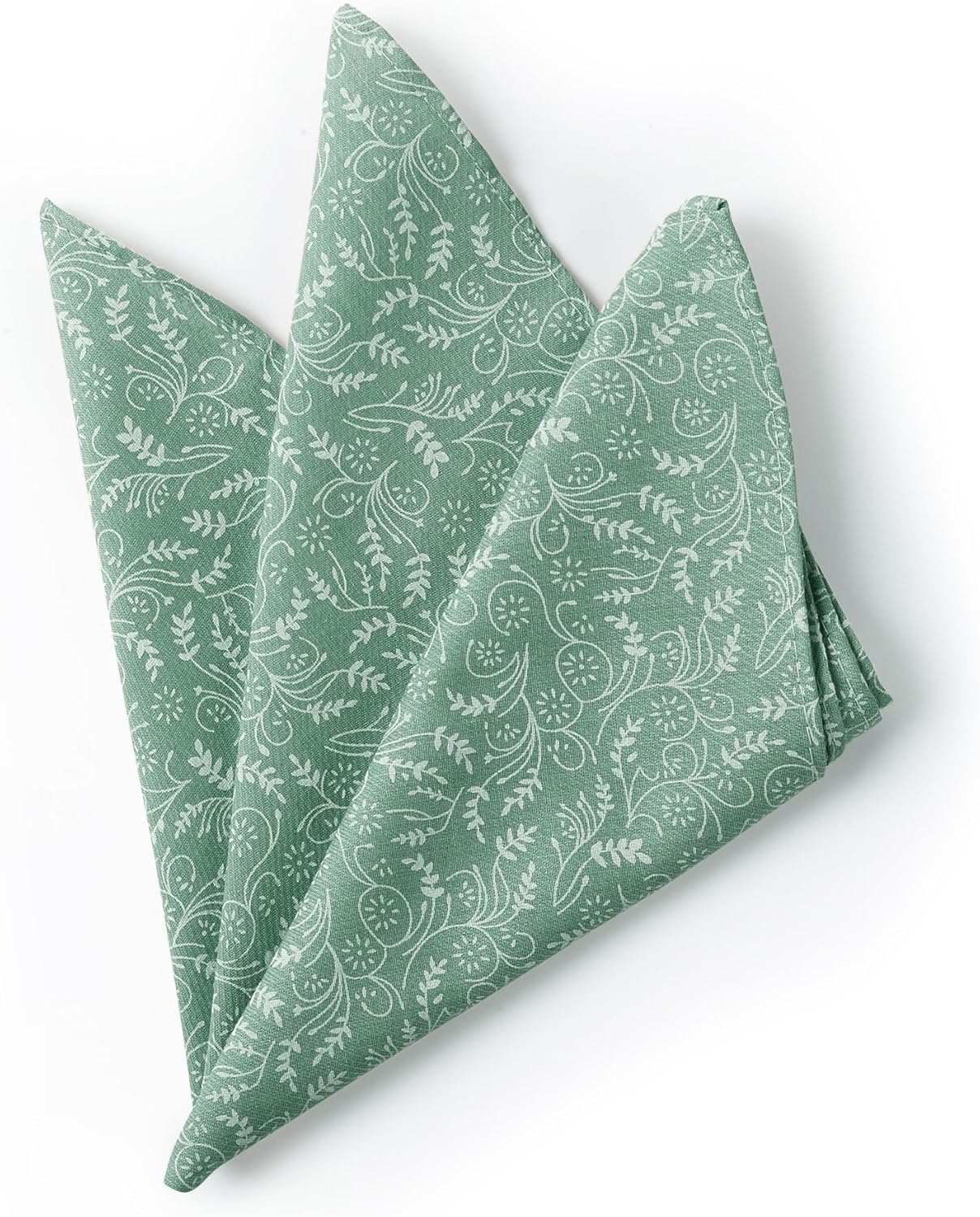 Jacob Alexander Men's Floral Cotton Suspenders Slim Neck Tie and Pocket Square Set