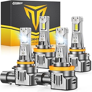 FAHREN LED Headlight Bulbs - Ultra Bright 4-Pack