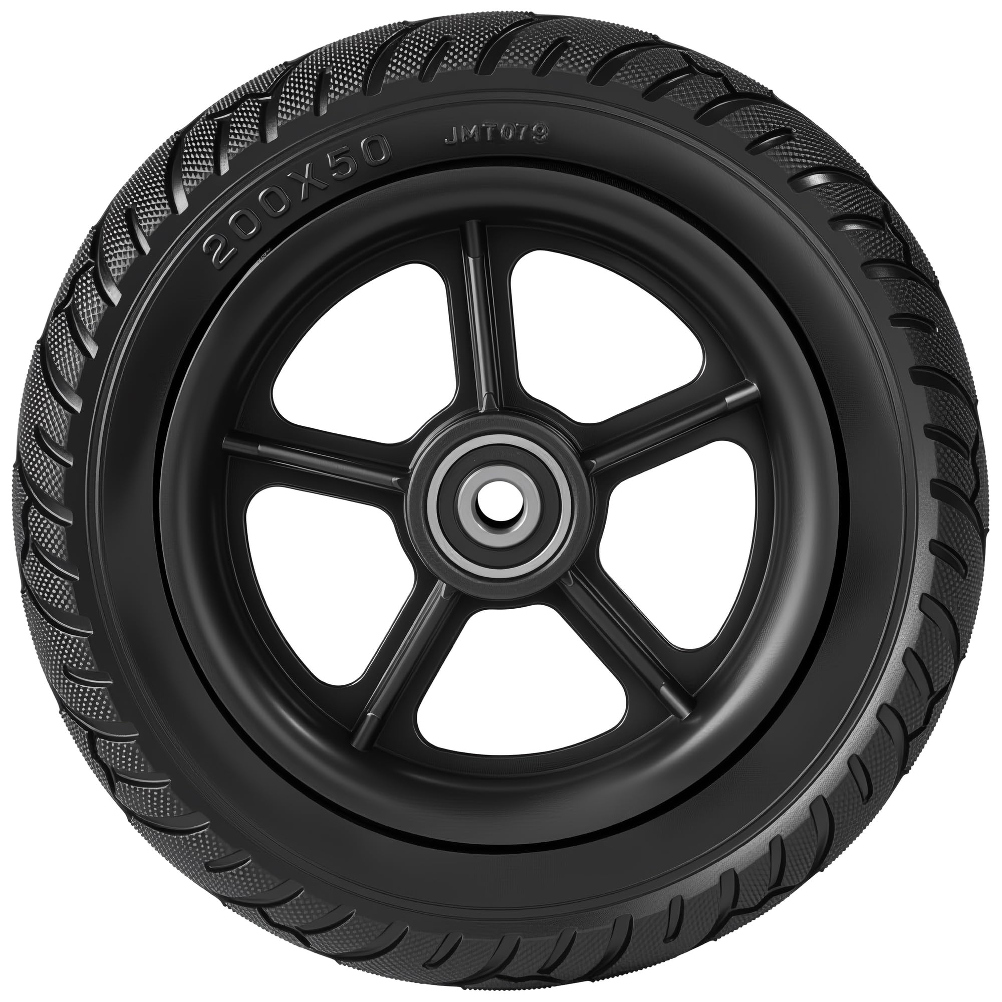 PRO CAKEN 200x50 solid tire wheel with Plastic Hub for electric scooter balance car 8x2 solid wheel explosion proof puncture tubeless tire parts…