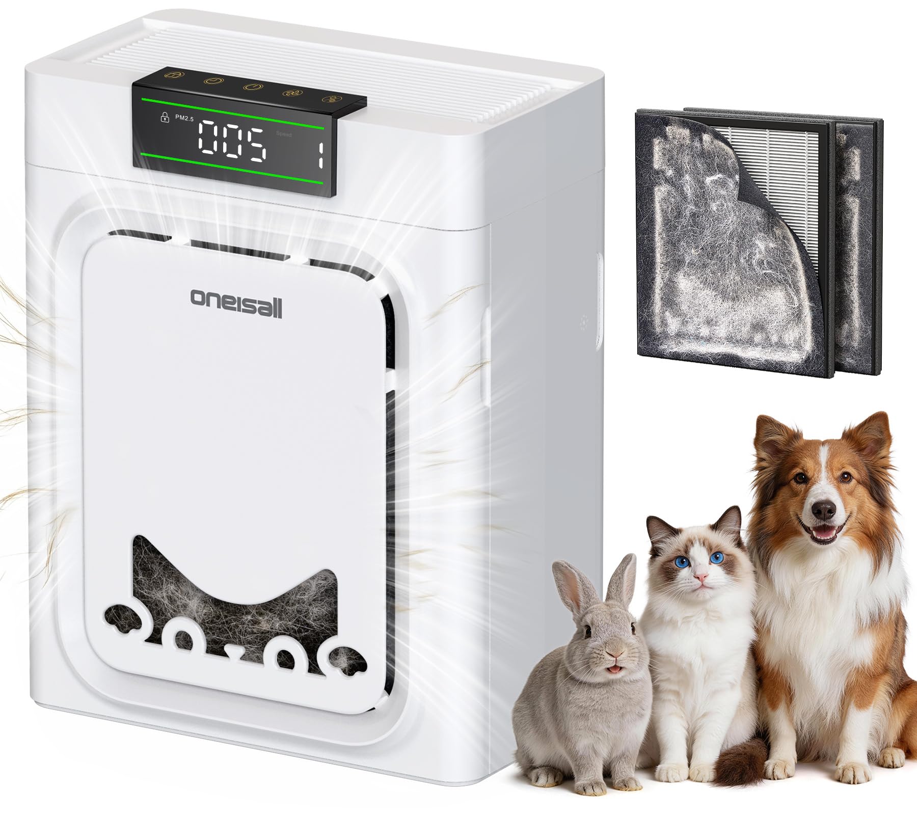 Photo 1 of oneisall PP02 Pet Air Purifier - White