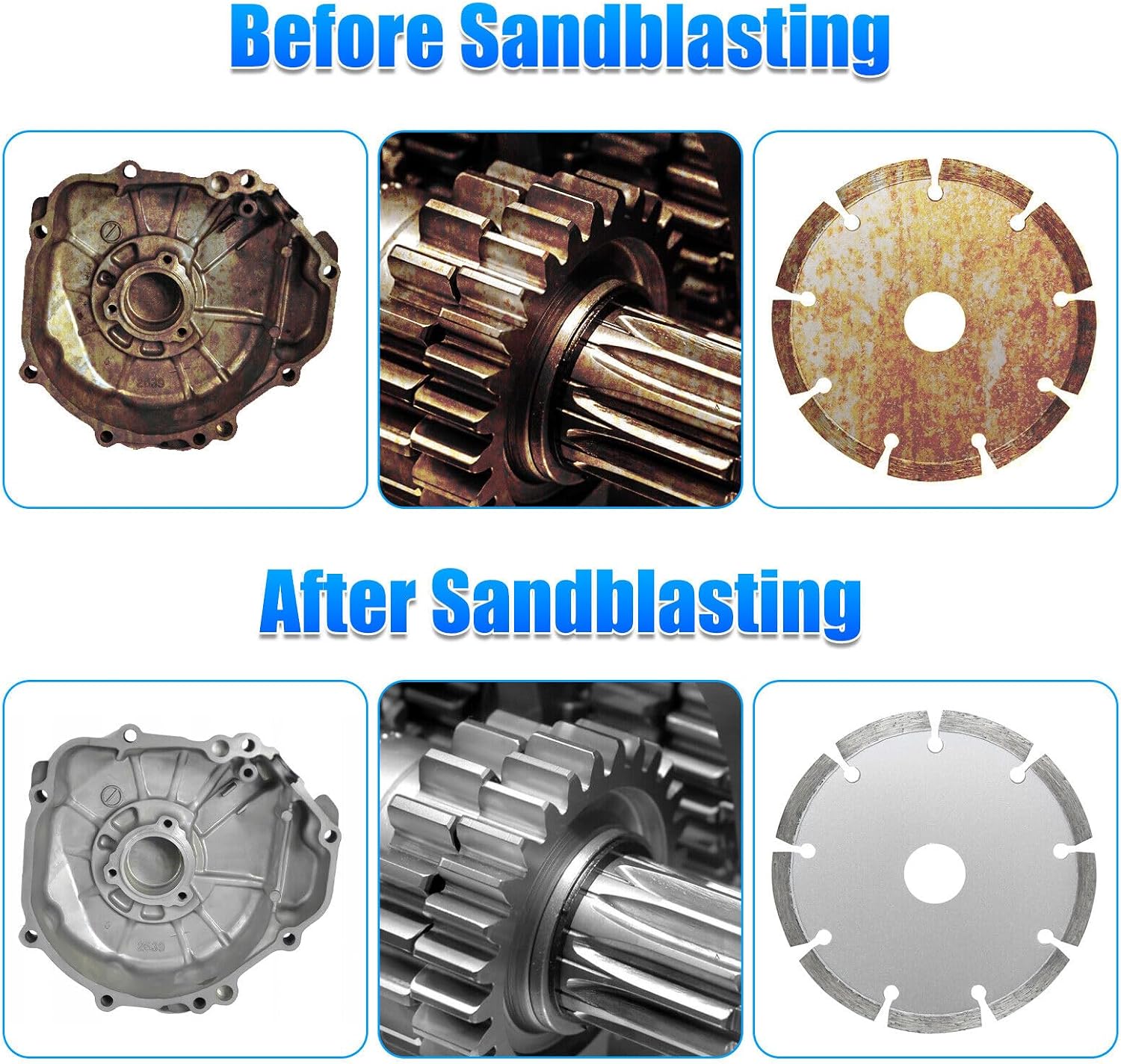 Air Sand Blaster Machine Blasting Spray Tool Set, Sandblaster Sand Blaster for Spraying Cleaning