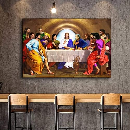 Miniatura 3 de VJS Póster de The Last Supper - Póster artístico de pared y arte de pared, póster moderno para decoración de dormitorio familiar, 16 x 24 pulgadas