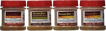 Volcano Dust - Combo Pack 4 - Bhut Jolokia, V. Dust 1, V. Dust 2 & Chocolate Habanero - 1 Each