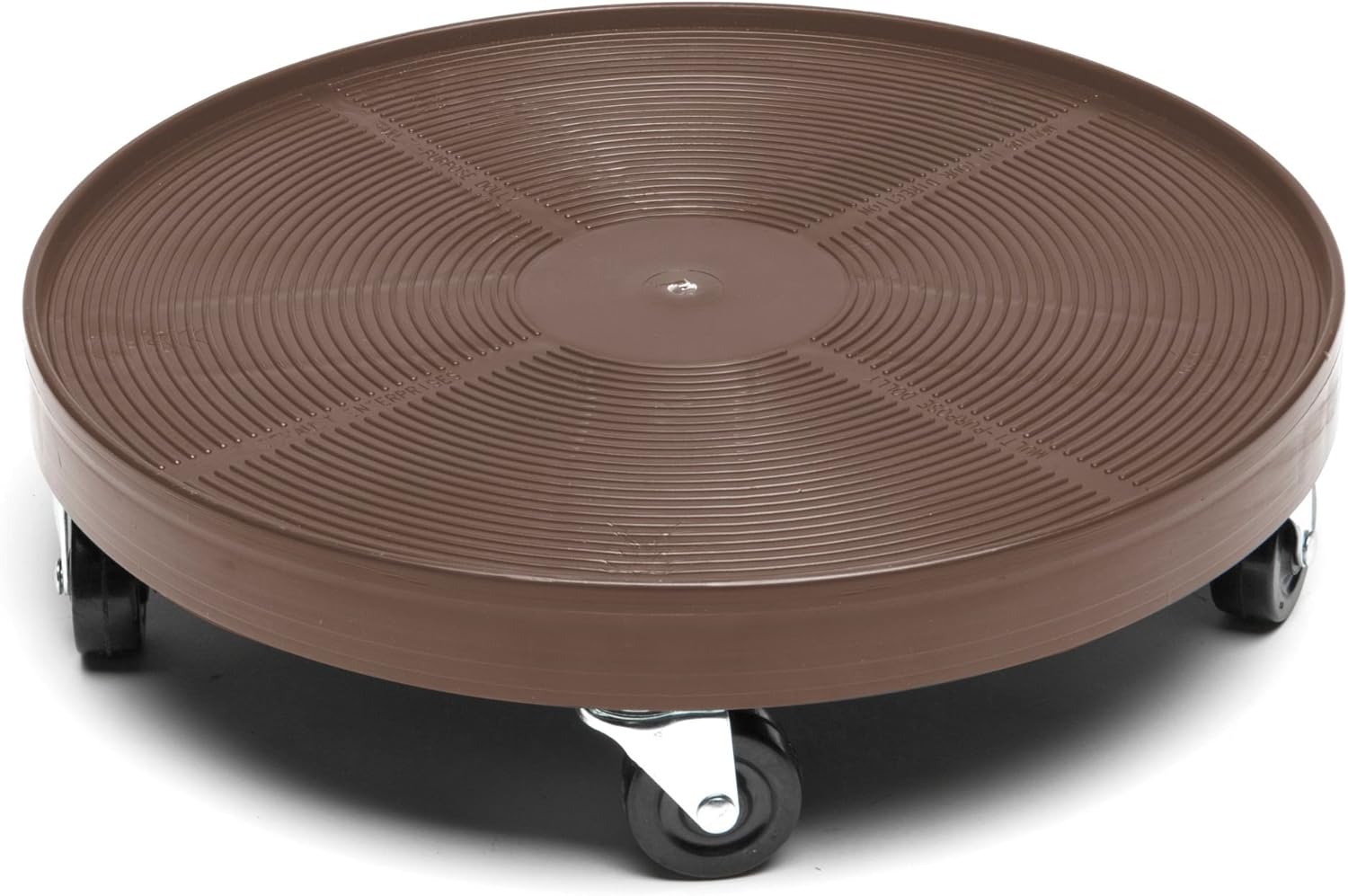 DeVault Enterprises DEV3000ENH 16 Inch Plant Dolly no Hole Espresso