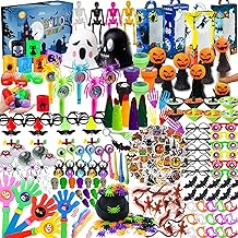 336 PCS Halloween Party Favors Bulk, Halloween Goodie Bags Fillers for Trick or Treat, Halloween Party Toys Bulk, Halloween Treats Party Games Toys