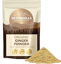 Sevenhills Wholefoods Organic Ginger Powder 400g | 100% Pure & Natural | Ideal for Drinking, Cooking, and Baking | GMO-free | Gluten-free