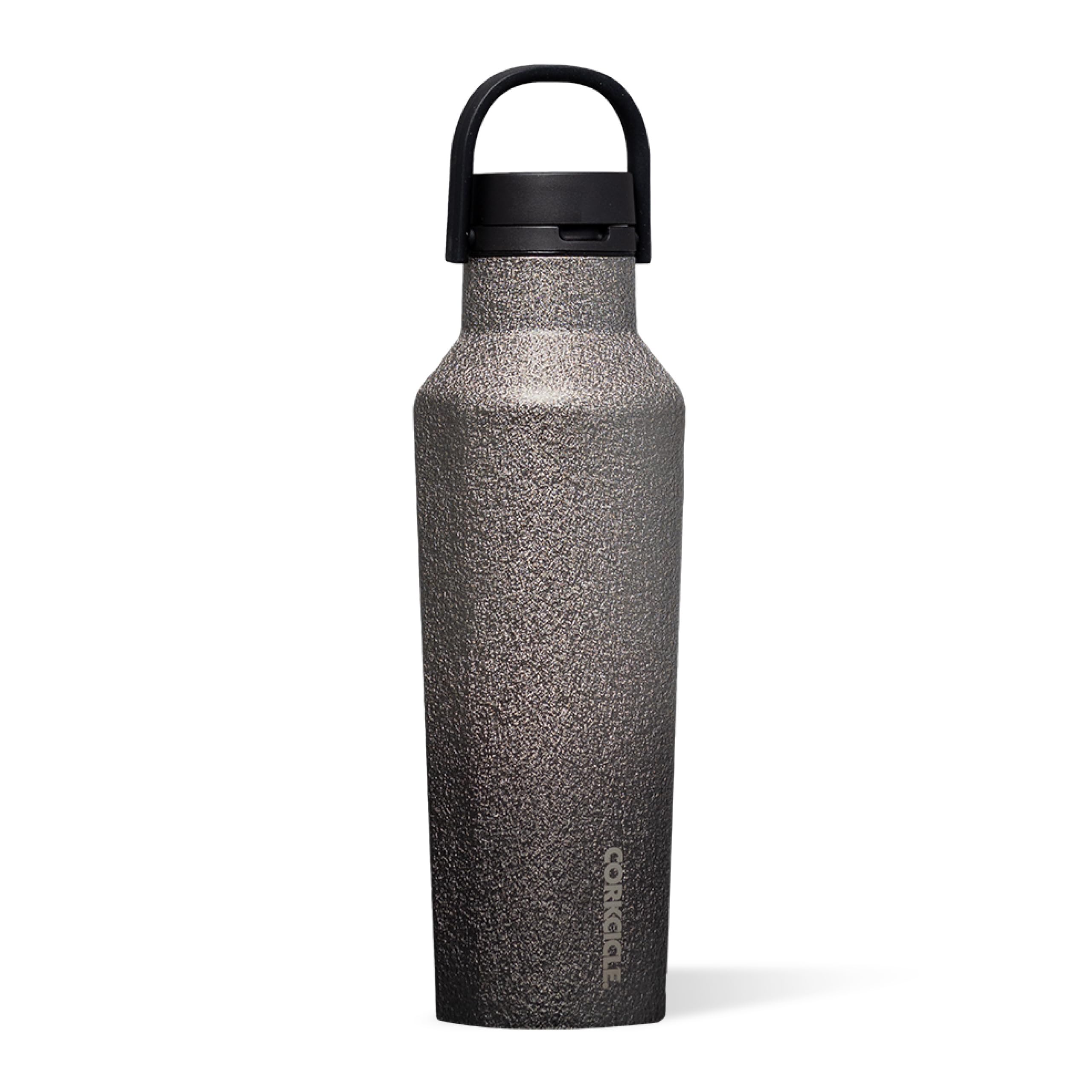 Corkcicle Sport Canteen - Keeps Drinks Cold 25 Hours - Stainless Steel Water Bottle - Triple-Insulated - Spill-Proof - Summer Drinkware Gift - Keeps Drinks Ice Cold - 20 oz - Steel Shadow