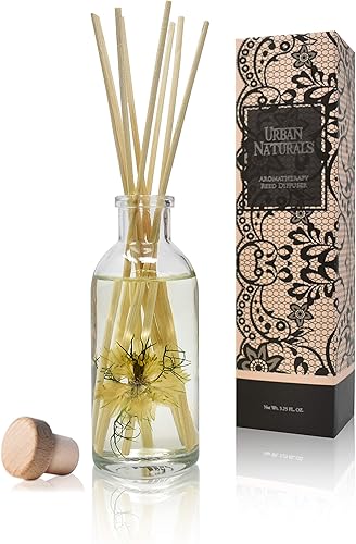 Vista 36 de Urban Naturals Lemongrass Verbena - Juego de difusor con varillas aromáticas Colección de aromaterapia (Refresh + Renew) Mind & Body Ambientador