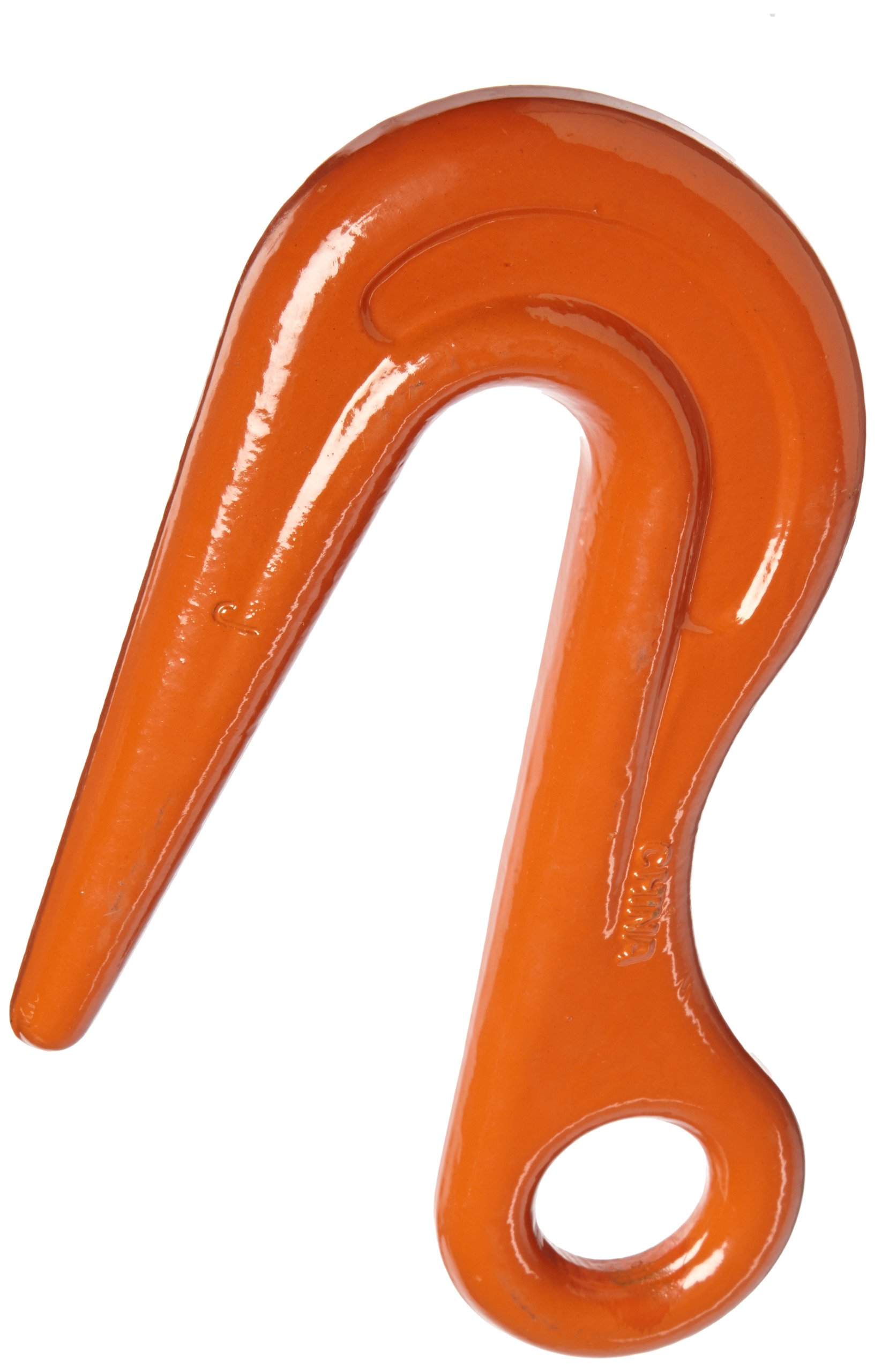 Indusco 47400476 Carbon Steel Sorting Hook, 9.69" Length, 2 Ton at Tip/7.5 Ton at Bottom WLL, Painted