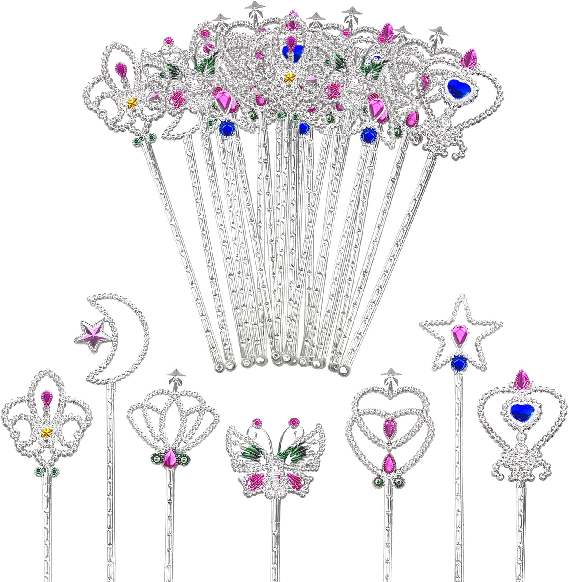 Fairy Magic Dress-Up Wand Set Princess Wand Girl Dress-Up Game Costume Cosplay