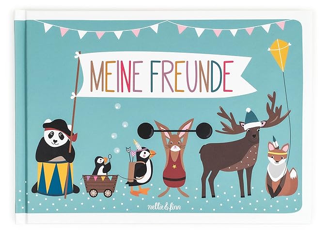 Meine Freunde: Freundebuch für Kinder in der Grundschule und