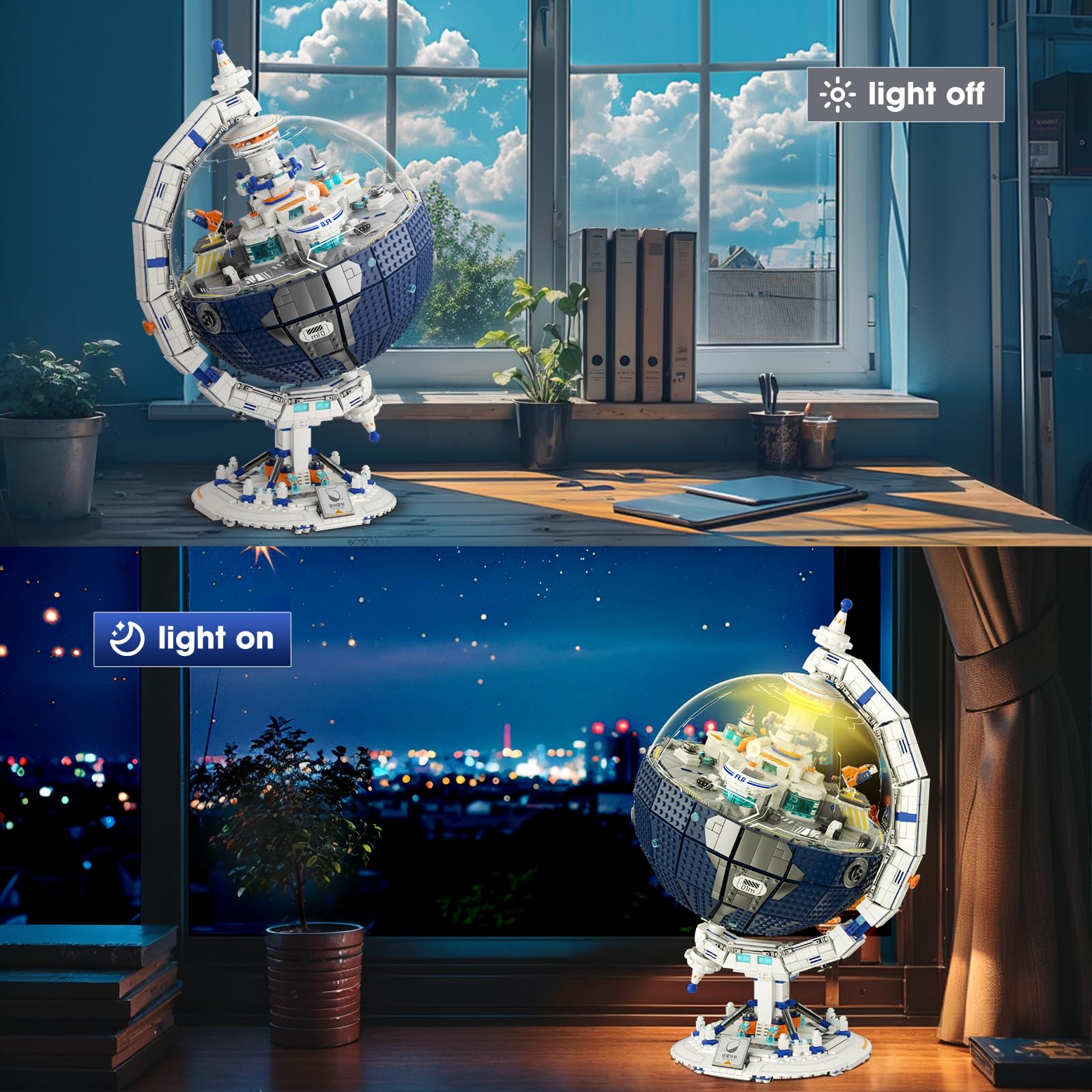 創造的な宇宙人放浪地球3 dランプ Amazon.co.jp: NUTCRACKER 地球儀 宇宙ステーションビルディング
