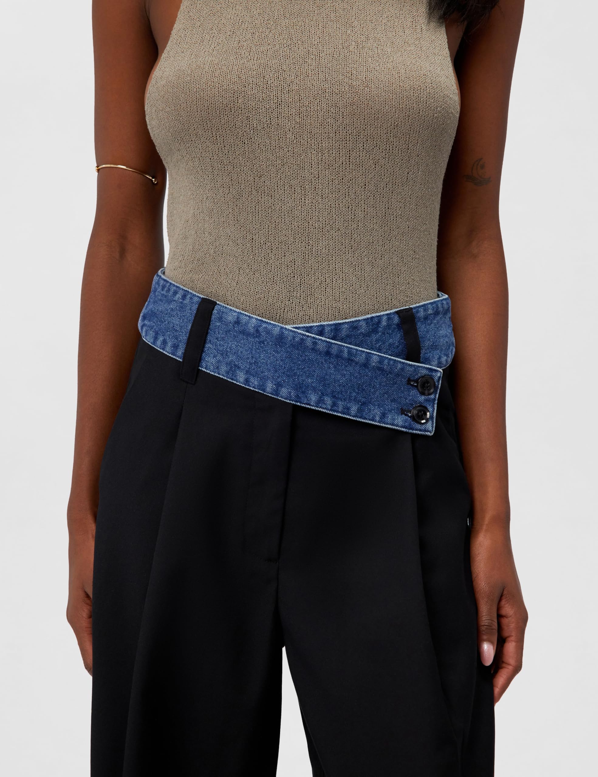 Pant_DENIMWAIST, 2000 Negro, M