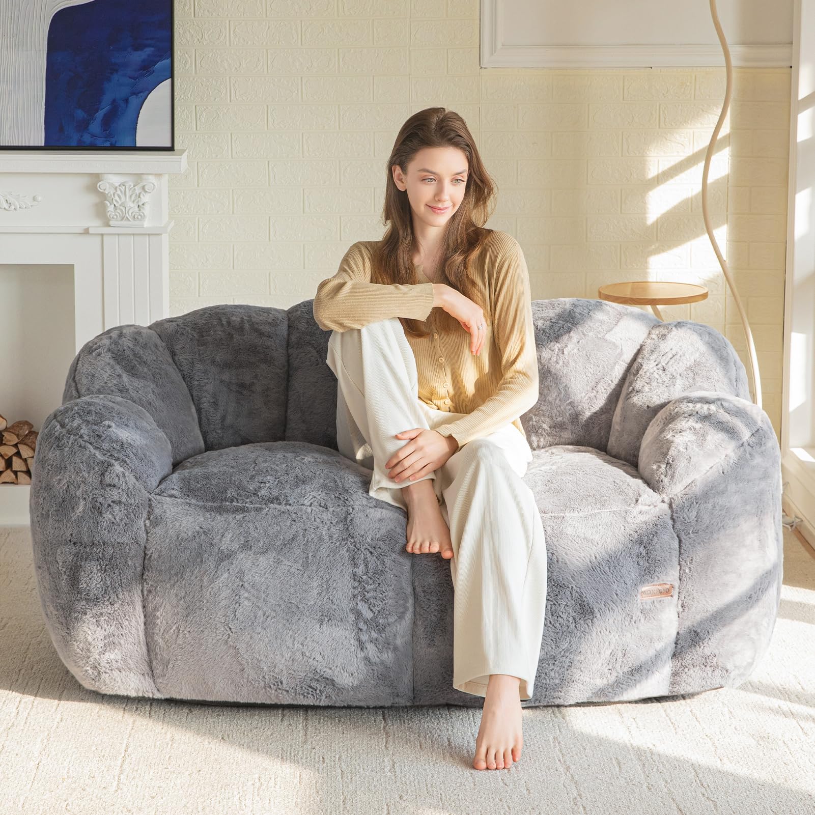 MAXYOYO Floral Shaped Bean Bag Sofa