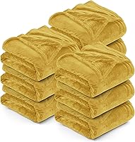 Vista 48 de Utopia Bedding - Manta de vellón de lujo, mullida, antiestática; manta de suave microfibra de 8.8 oz/yd² (300 g/m²) para sofá y cama; tamaño Negro