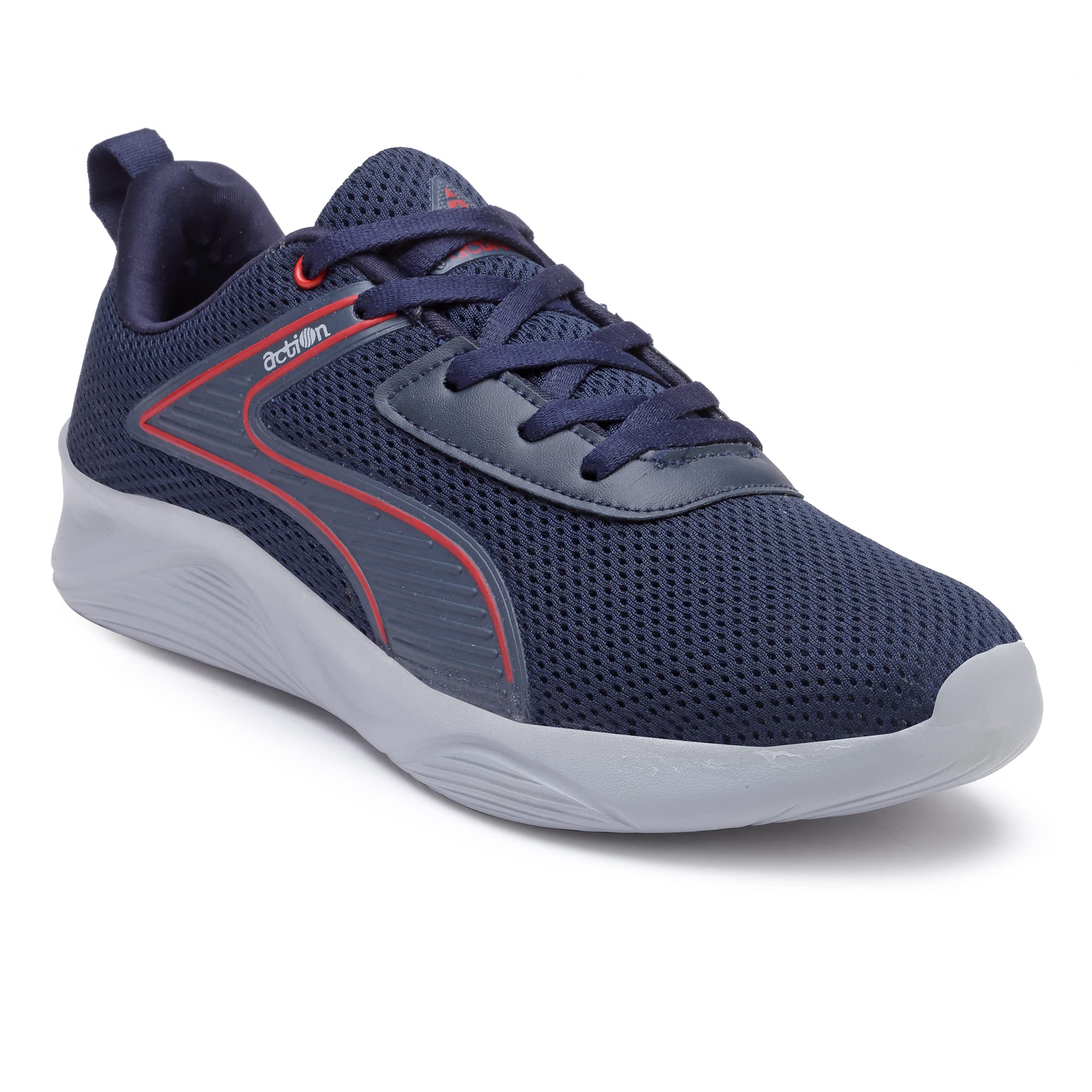 Action-ATG-649 Lightweight Comfortable Cushioned Running Sports Shoes for Men Navy-RED (B0BMVSZMQ9) Amazon Price History, Amazon Price Tracker