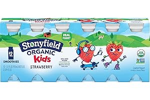 Stonyfield Organic Lowfat Yogurt Smoothies, the #1 Organic Kids Yogurt